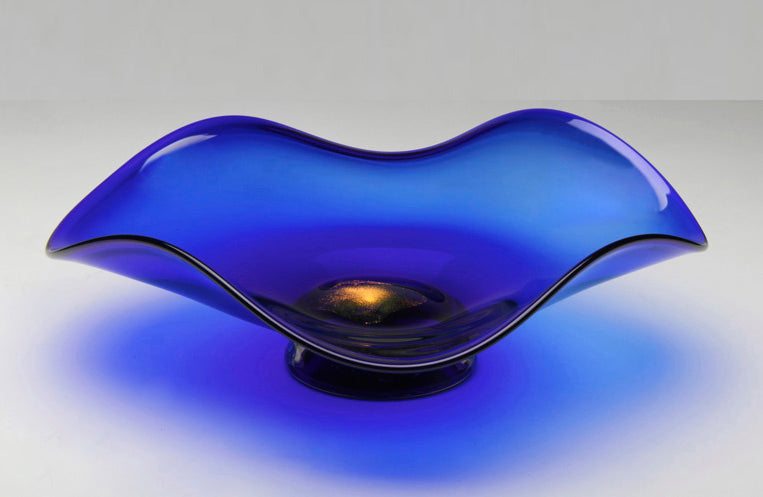 Dichroic Bowl "Cobalt" - Eclipse Gallery