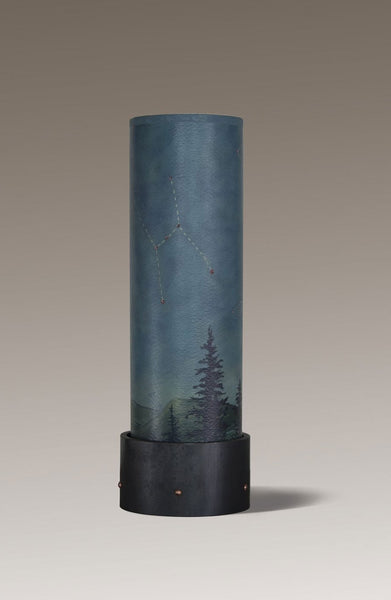 Luminaire Table Lamp with Tube Shade in Midnight Sky - Eclipse Gallery
