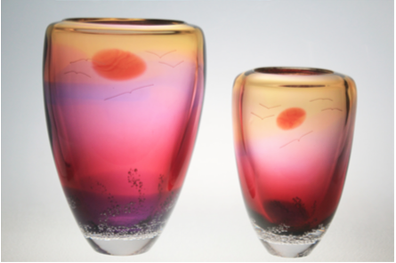 Sunset Vases