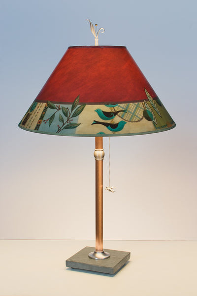 New Capri Table Lamp in Redwood