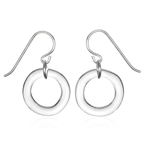 Glass Single Circle Earrings - Eclipse Gallery