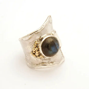 Enchanted Stone Reticulated Statement Ring