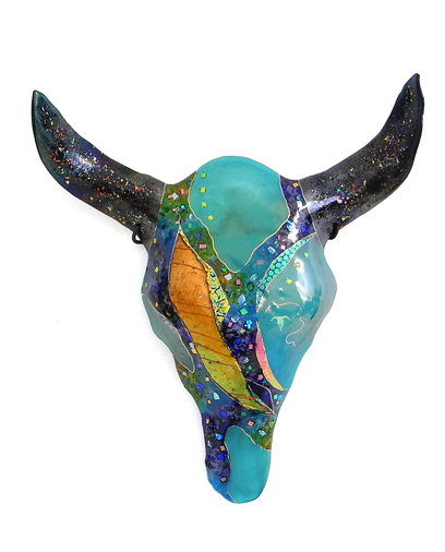 Cow Skull with hanger