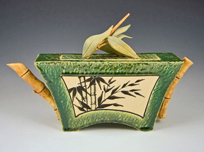 Bamboo Teapot Sculpture - Eclipse Gallery