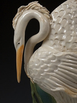 White Pelican Vase