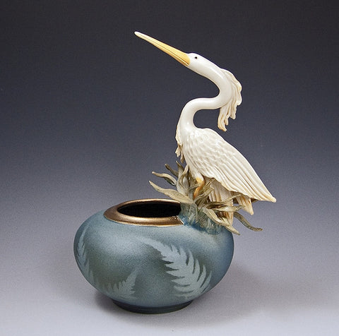 Heron Fern Bowl - Eclipse Gallery