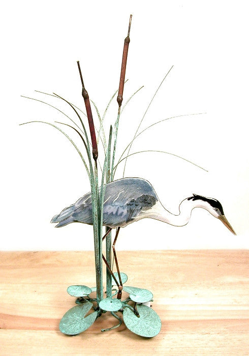 Heron table sculpture - Eclipse Gallery