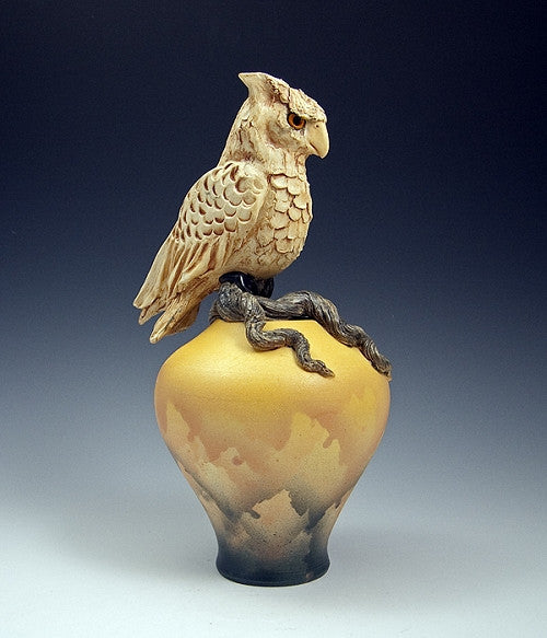 Owl Branch Vase