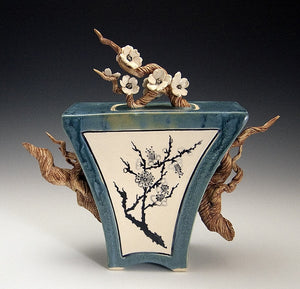 Plum Blossom Box Teapot