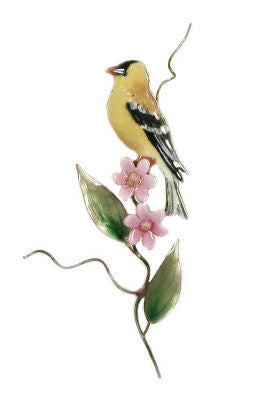 Goldfinch with Pink Asters - Eclipse Gallery