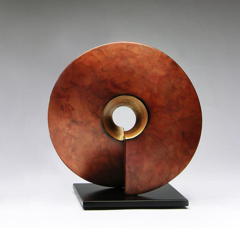 Copper Coil Wow Sculpture Cheryl Williams Eclipse Gallery