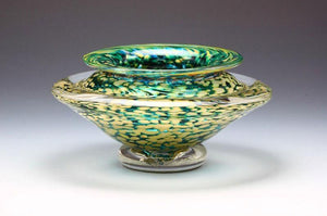 Ikebana-Vase-Transparent-Teal-Danielle-Blade-and-Stephen-Gartner-Eclipse-Gallery
