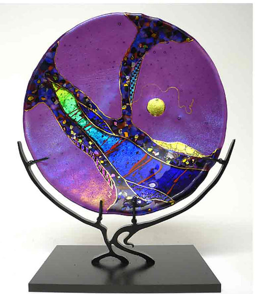 Amethyst Moon on Stand - Eclipse Gallery