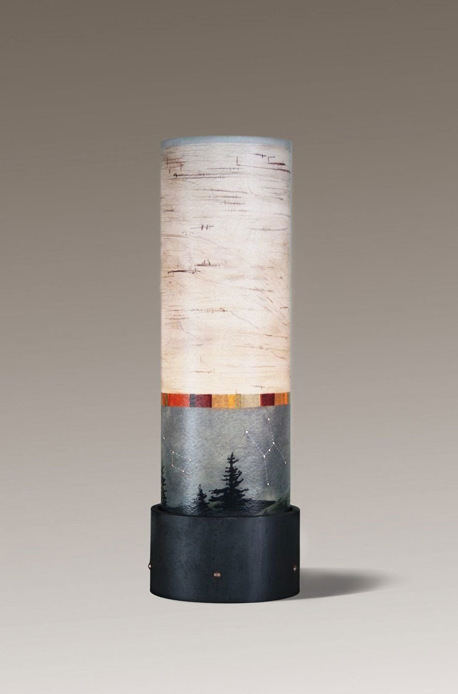 Luminaire Table Lamp with Birch Midnight Shade - Eclipse Gallery