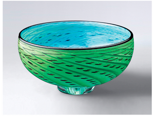 Storm Bowl: Green & Turquoise