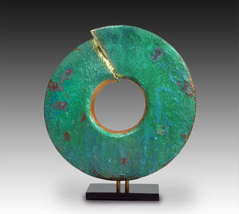 Wisdom-with-Green-Patina-Sculpture-Cheryl-Williams-Eclipse-Gallery